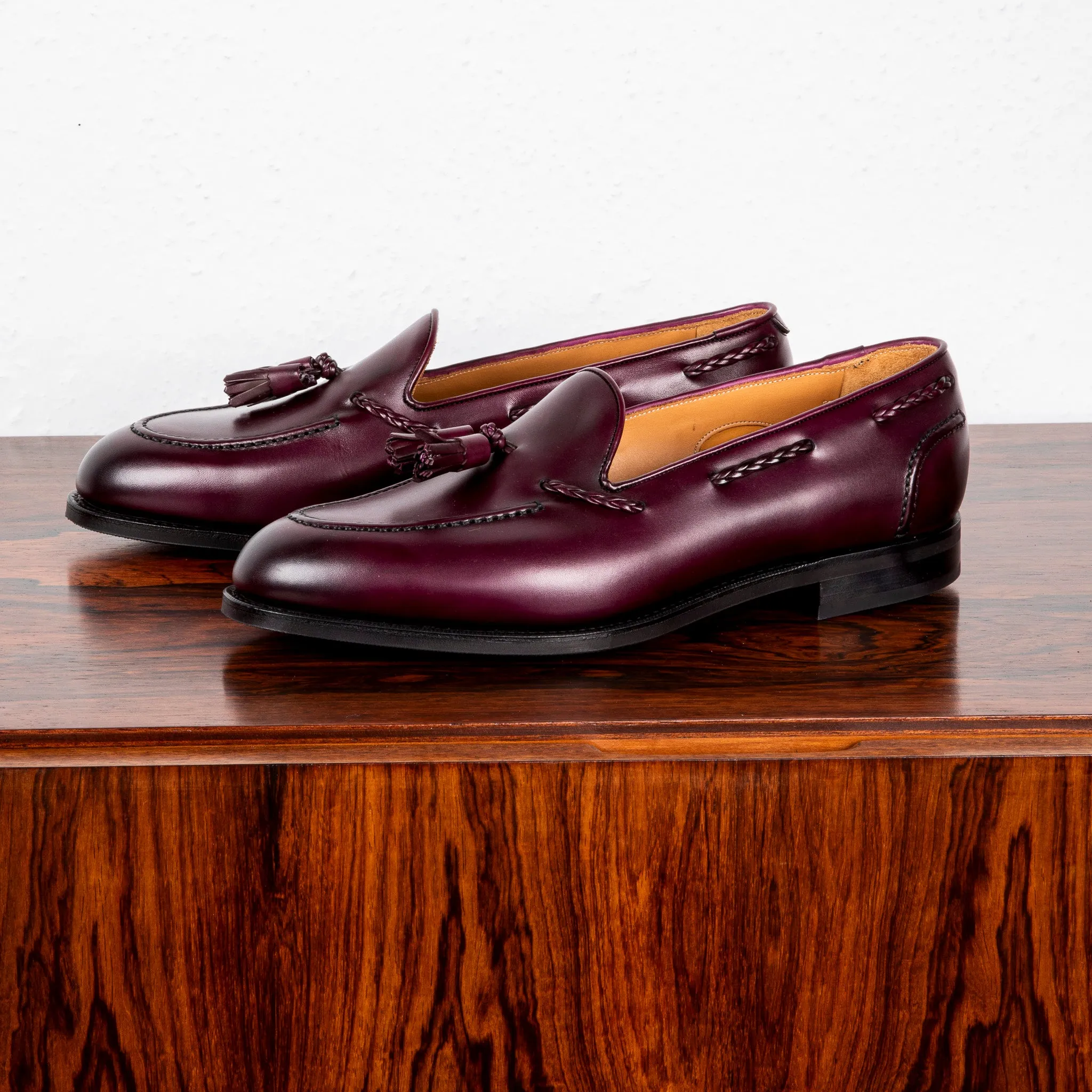 Edward Green Belgravia in Nightshade Antique on R1 sole