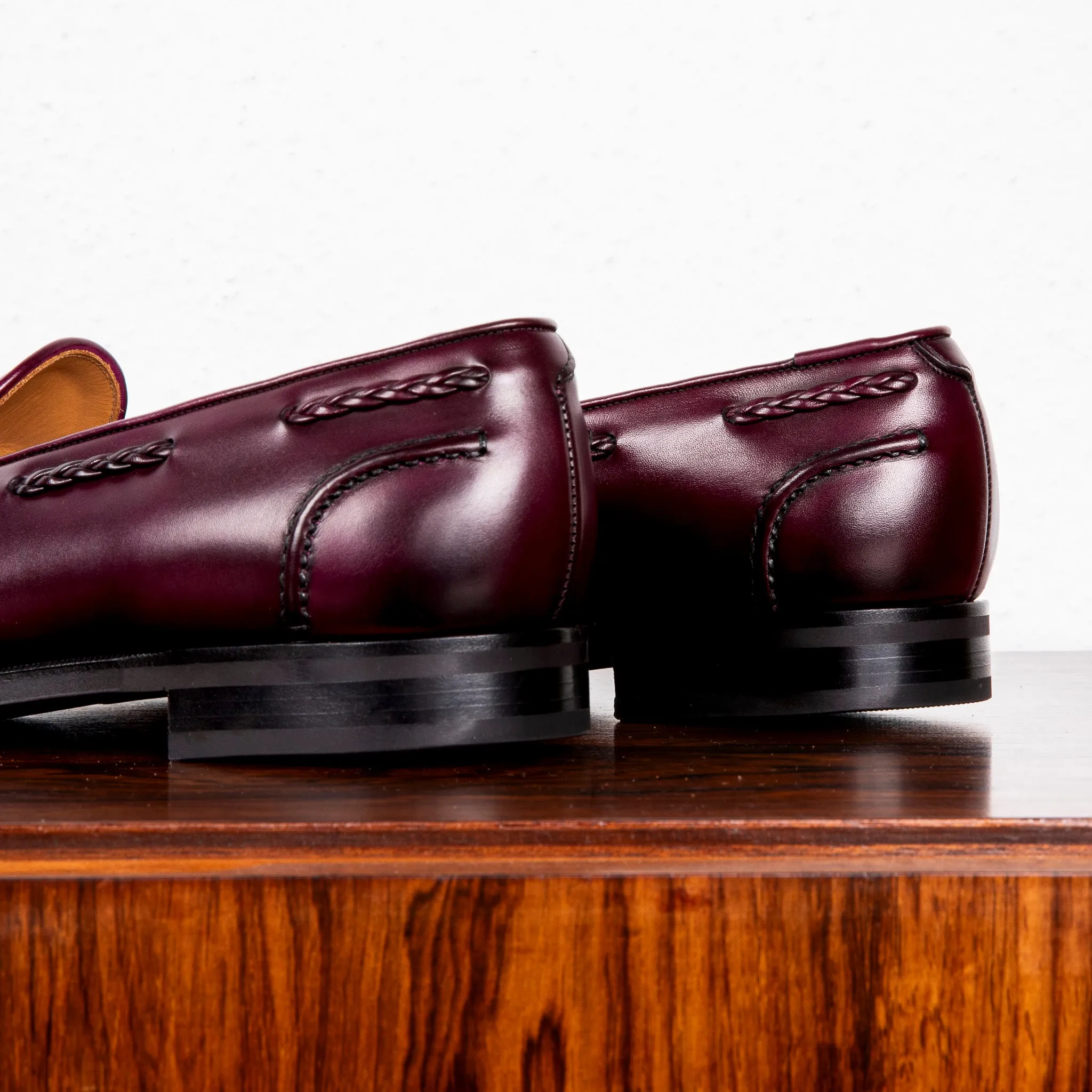 Edward Green Belgravia in Nightshade Antique on R1 sole