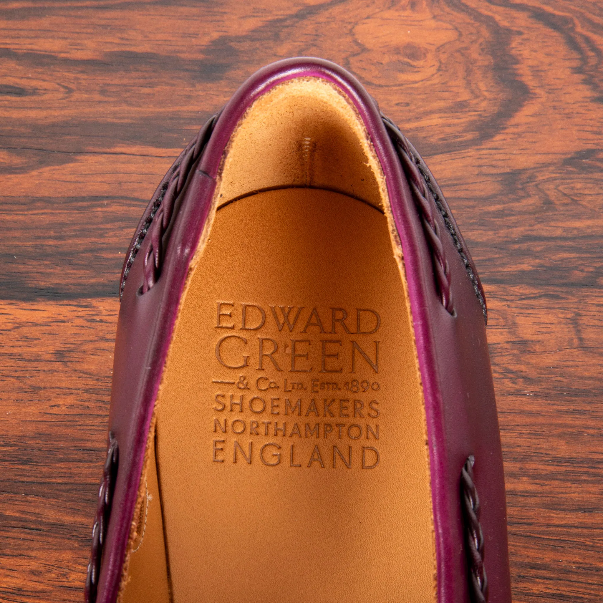 Edward Green Belgravia in Nightshade Antique on R1 sole