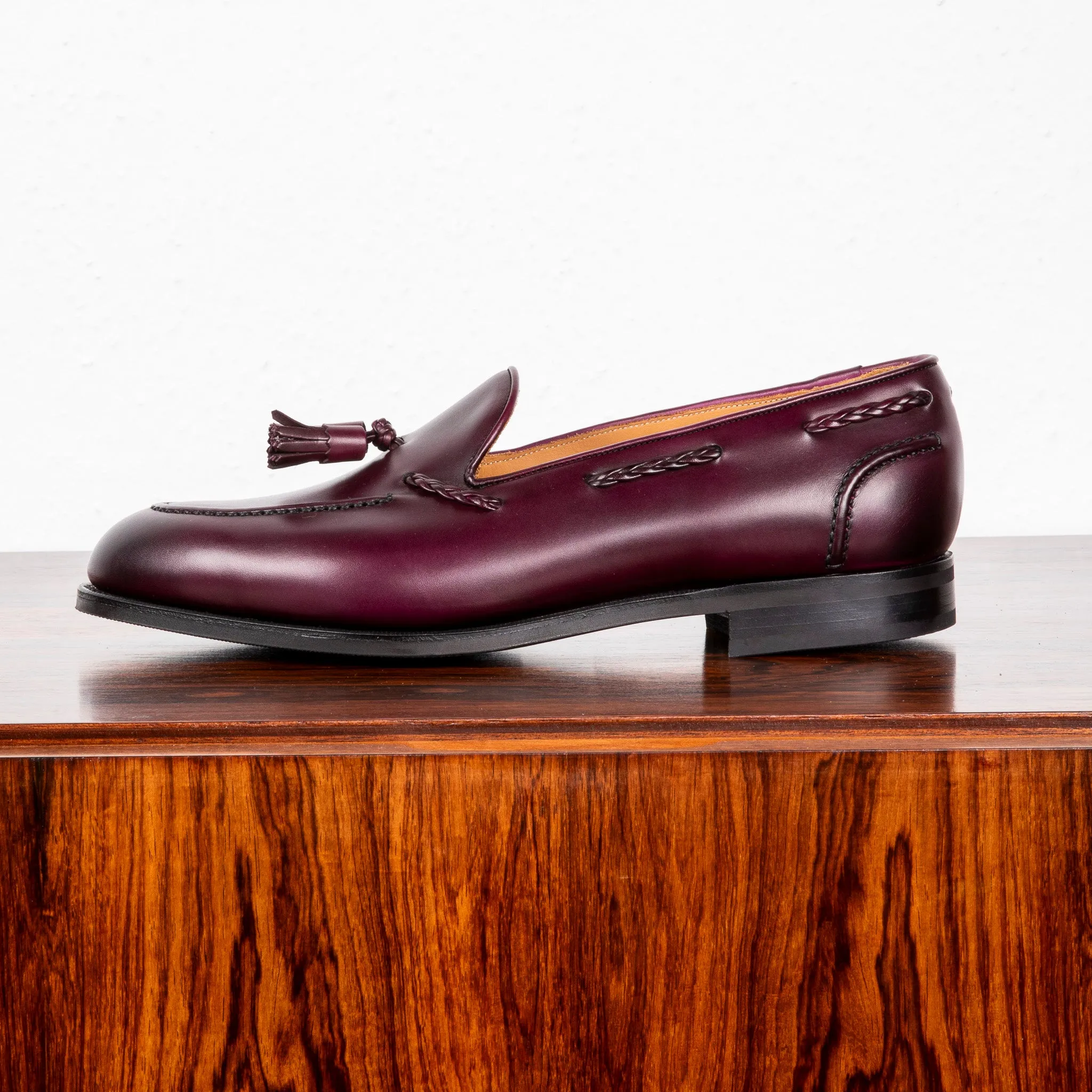 Edward Green Belgravia in Nightshade Antique on R1 sole