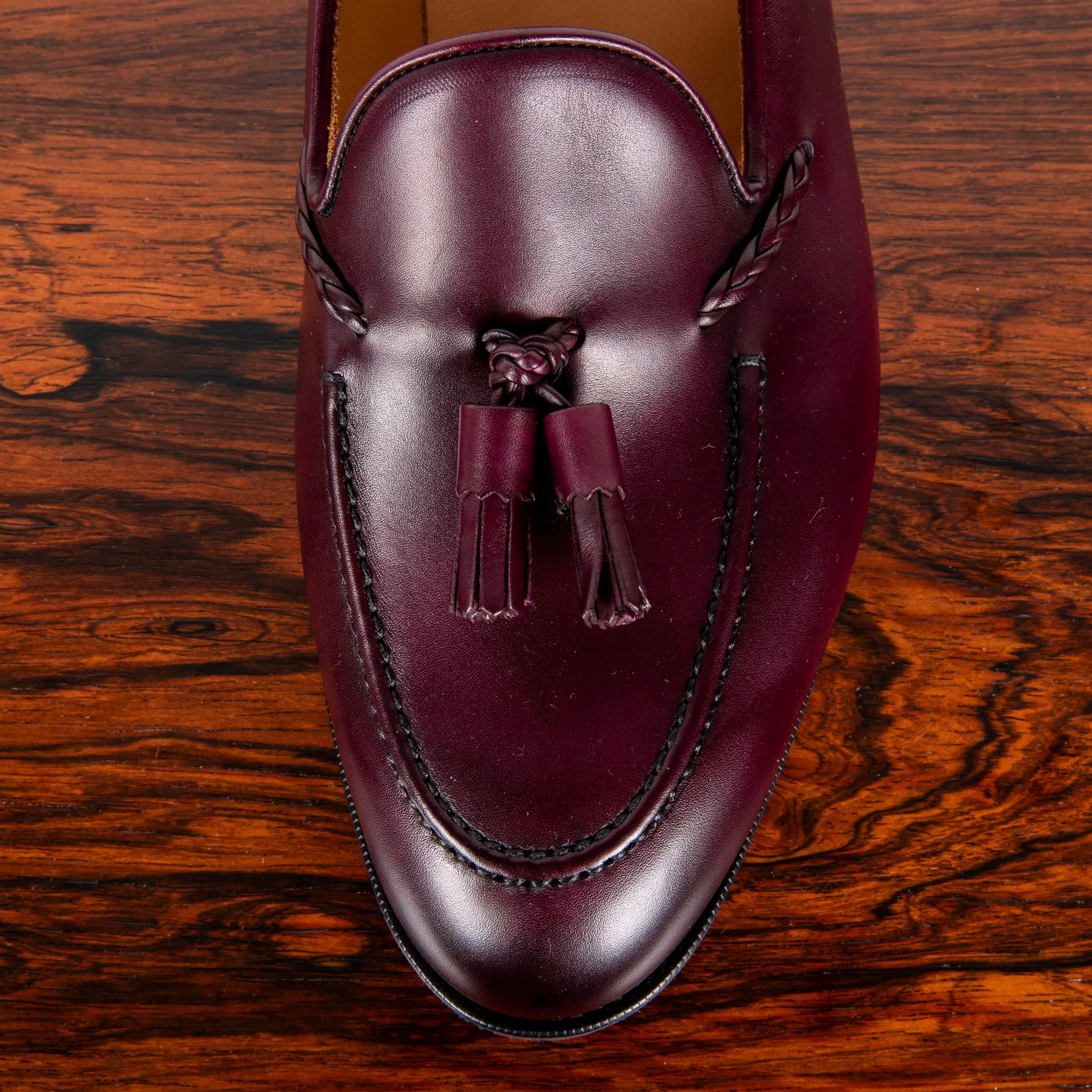 Edward Green Belgravia in Nightshade Antique on R1 sole