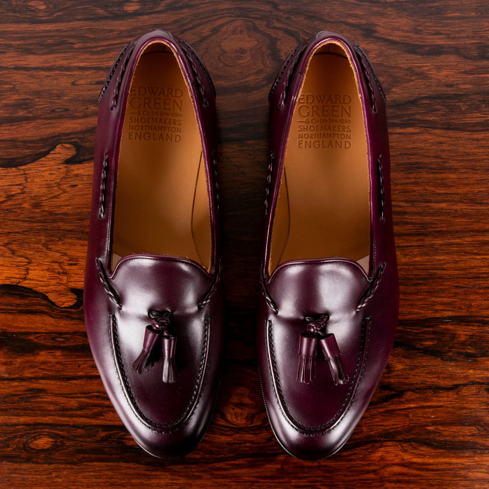 Edward Green Belgravia in Nightshade Antique on R1 sole