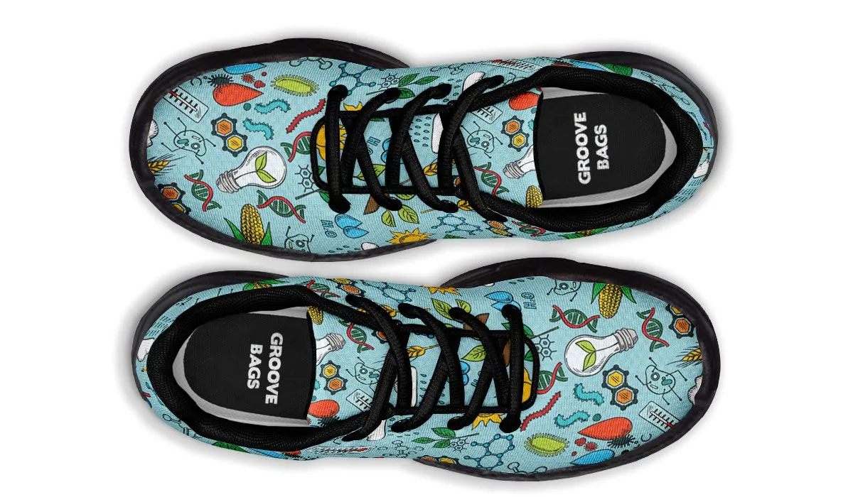 Environmental Blue Chunky Sneakers