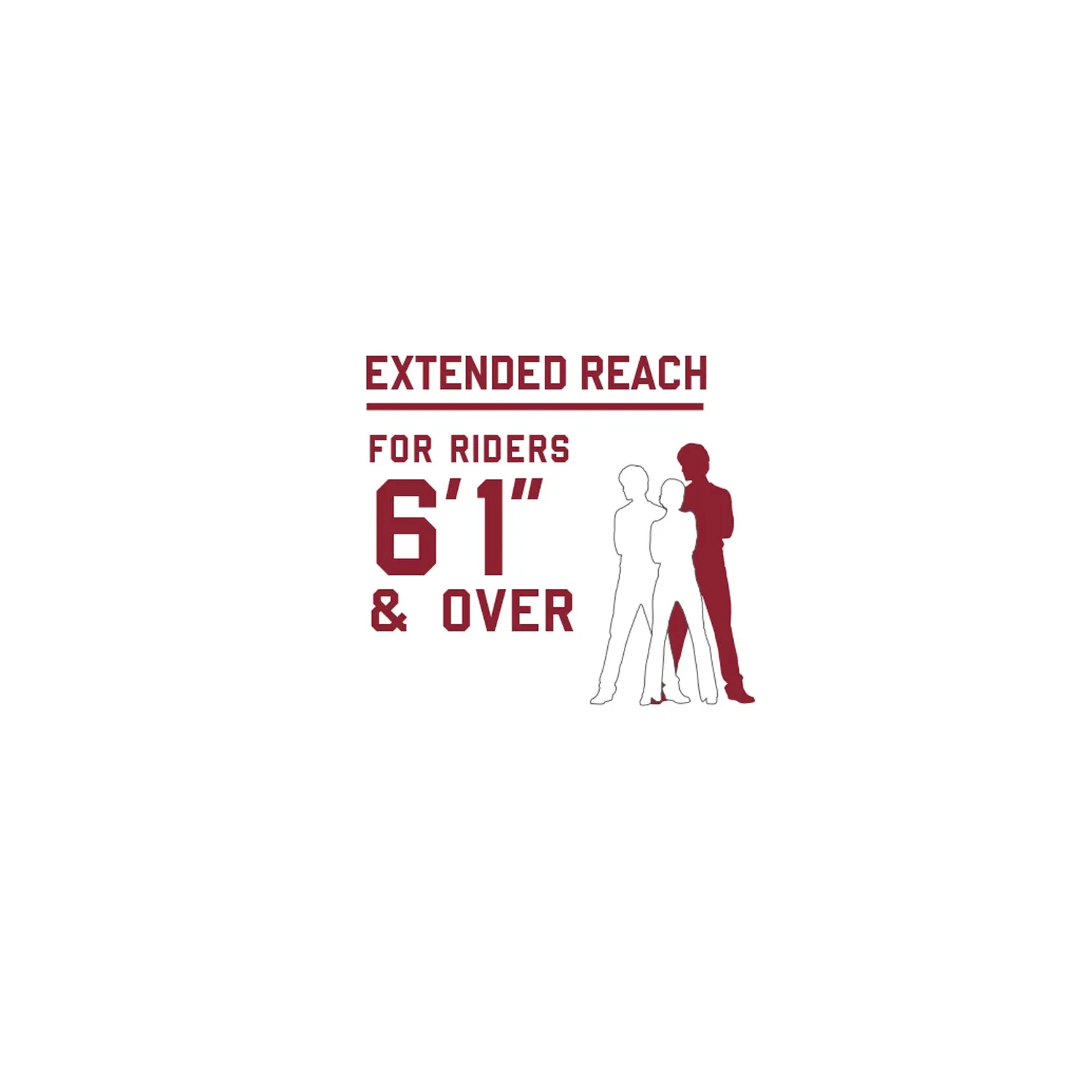 Extended Reach Handlebar -Polished Stainless