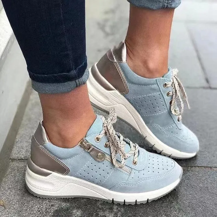 Fashion Lace-Up Sneakers
