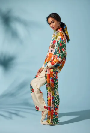FRANCO FERRARI - ALOE LONG SLEEVE SILK SHIRT