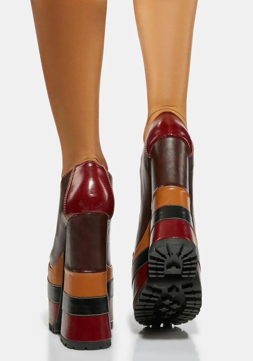 Funky Sole Platform Oxfords