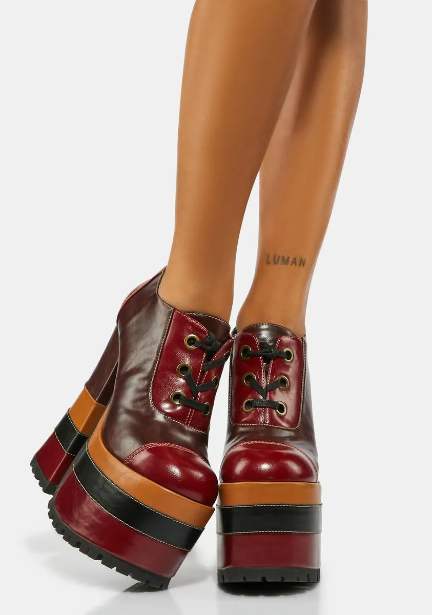 Funky Sole Platform Oxfords