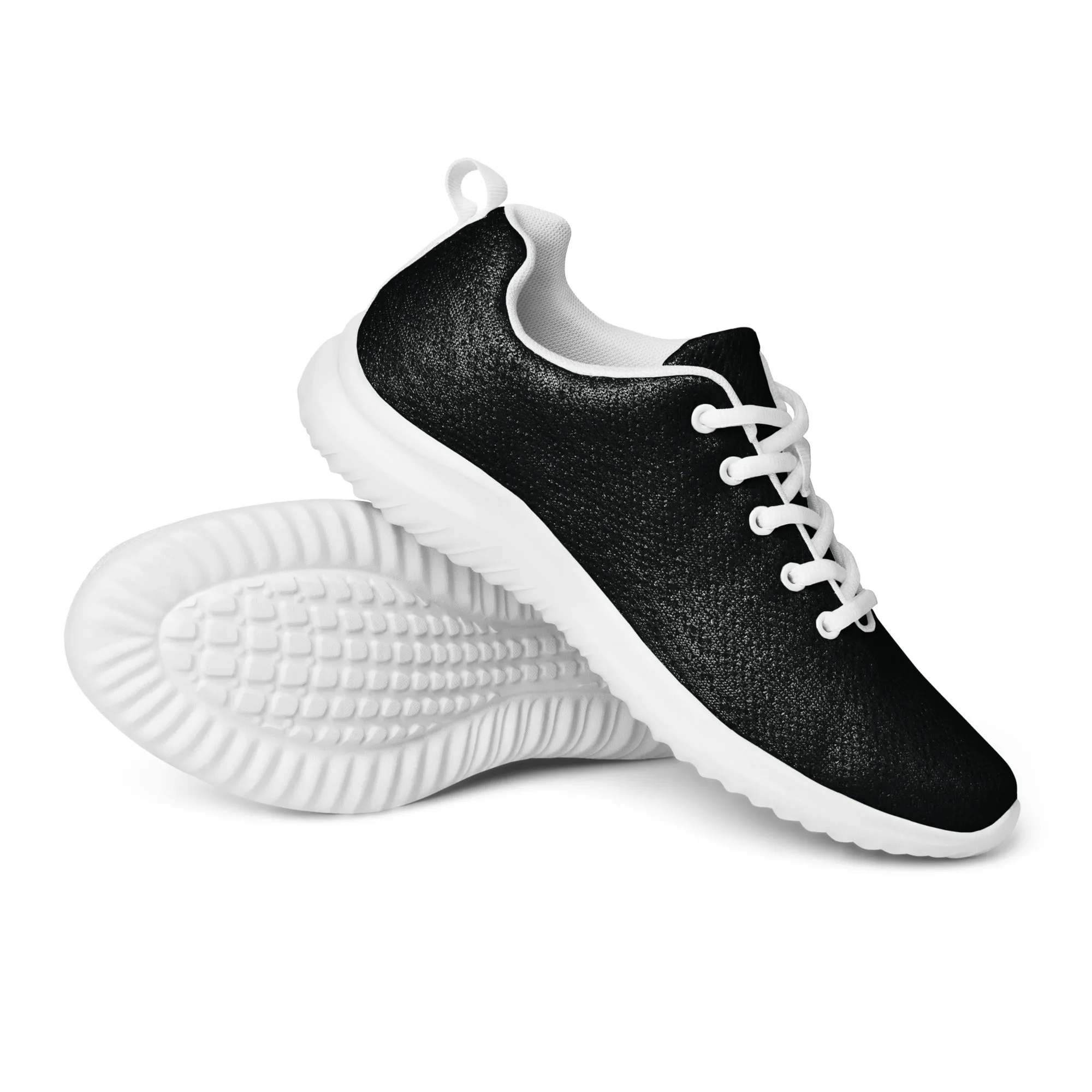 FYD Women’s Athletic Sneakers in solid black