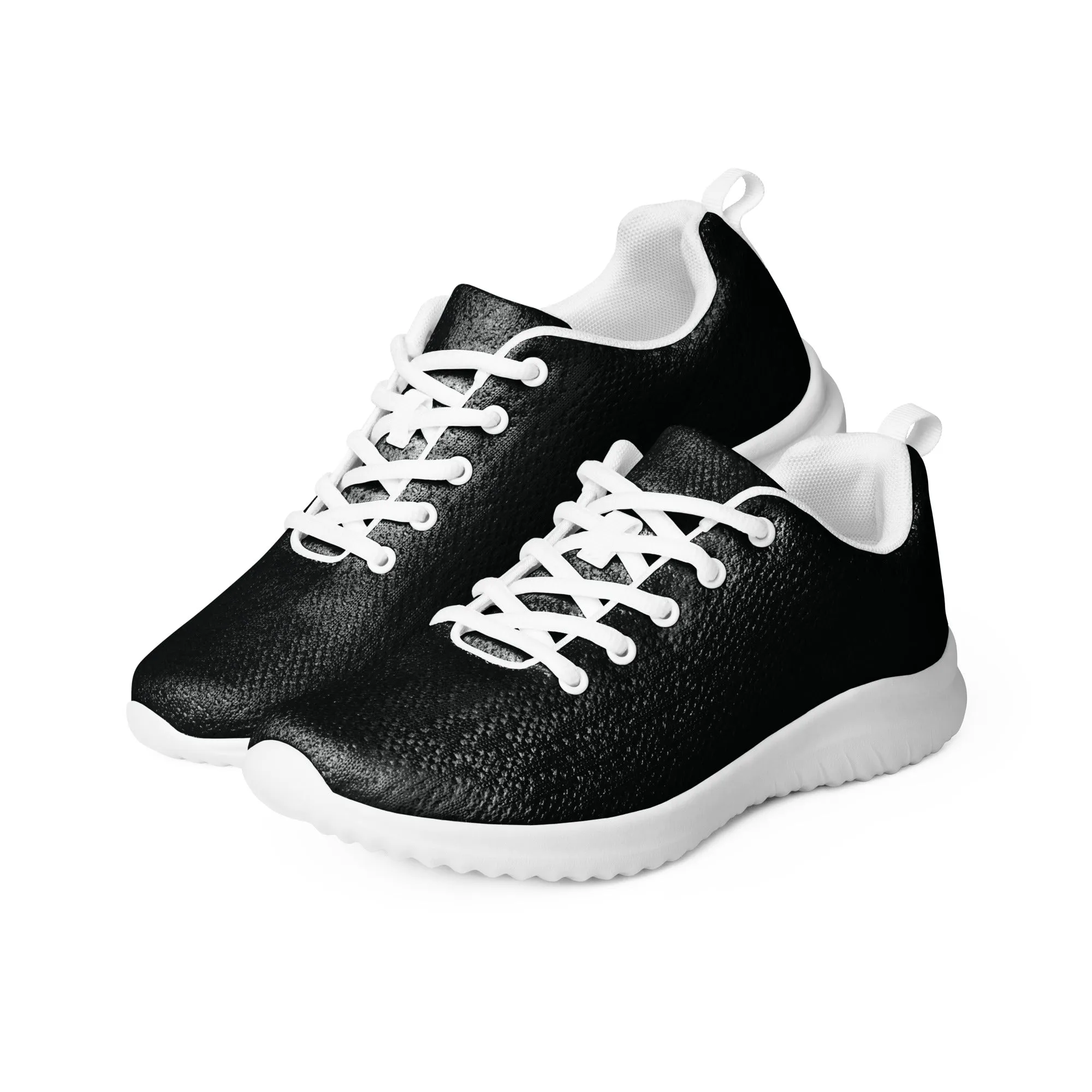 FYD Women’s Athletic Sneakers in solid black