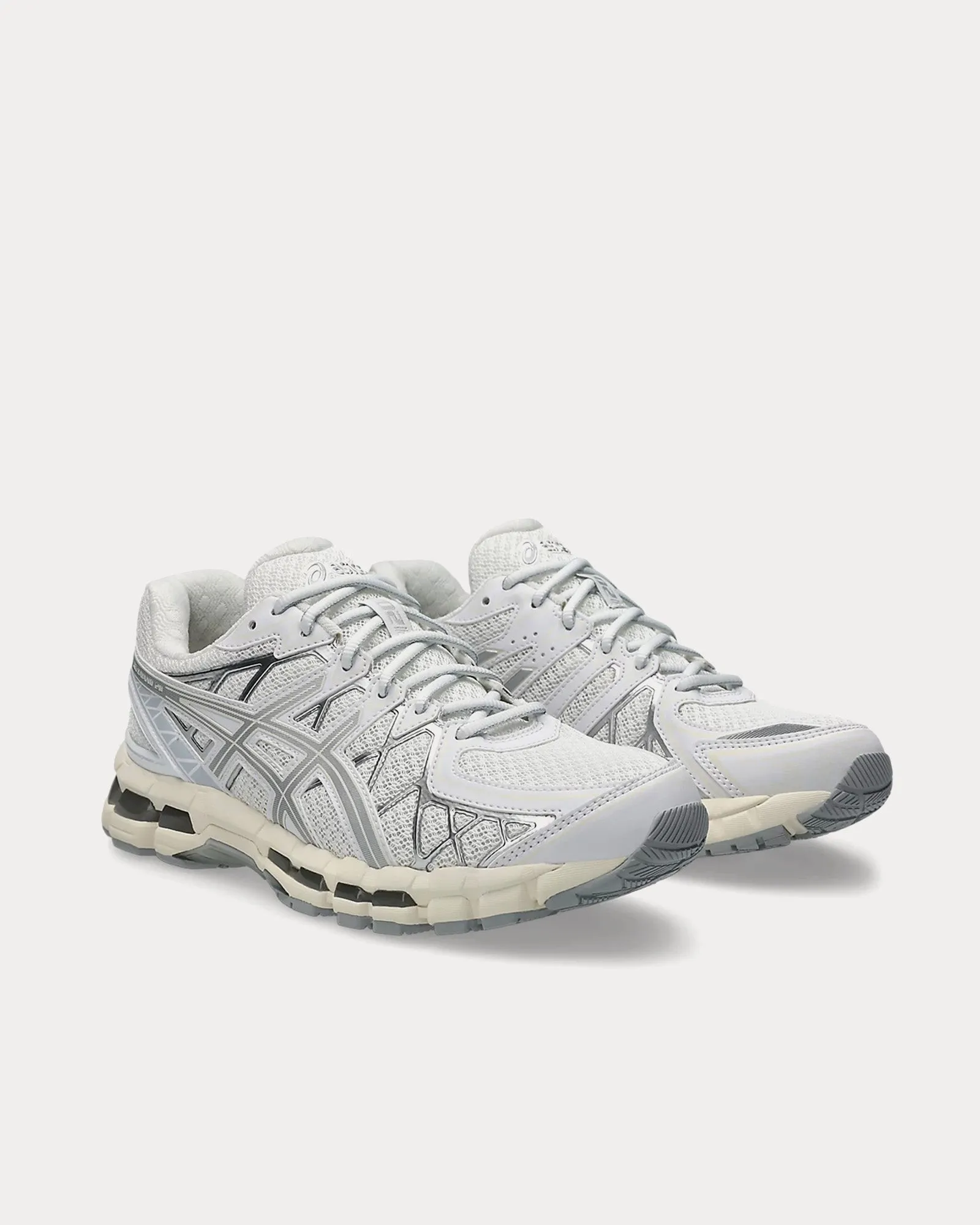 Gel-Kayano 20 White / Pure Silver Low Top Sneakers