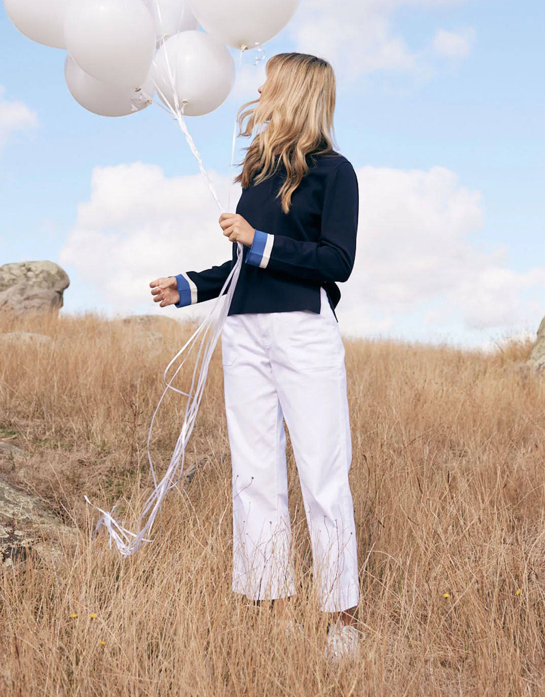 Giselle Lightweight Knit Top - Navy