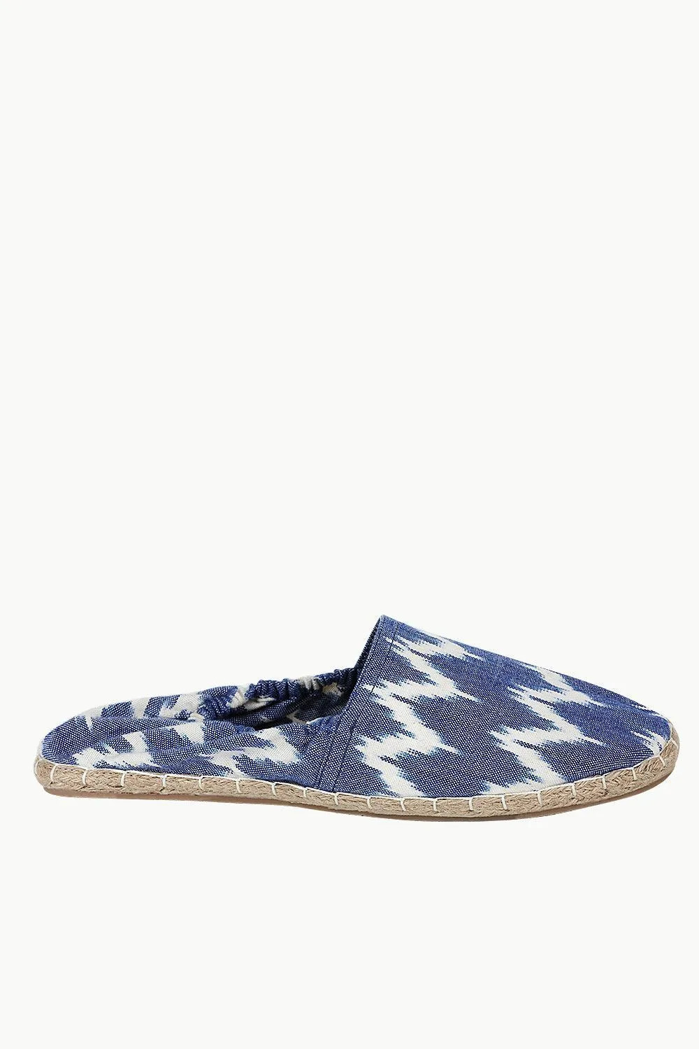 Handwoven Elastic Ikat Espadrilles