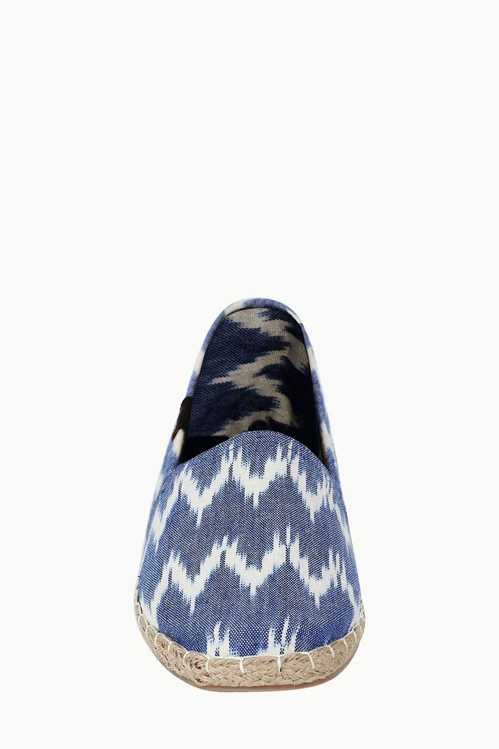 Handwoven Elastic Ikat Espadrilles