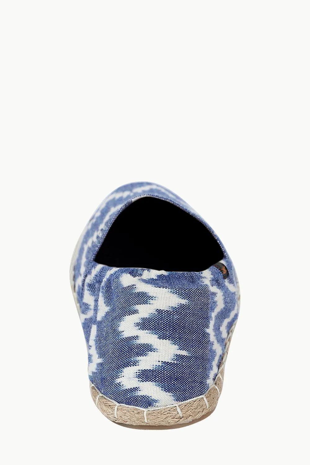 Handwoven Elastic Ikat Espadrilles