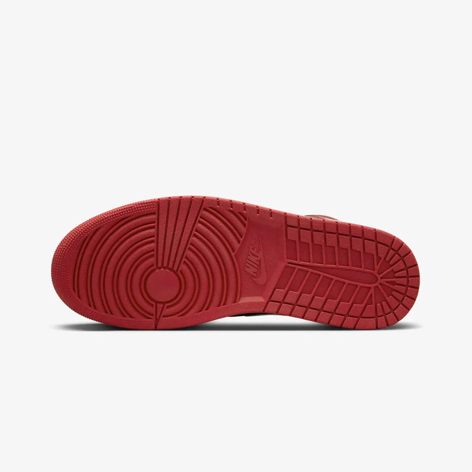 JORDAN | AIR JORDAN 1 MID { BLACK/WHITE-GYM RED