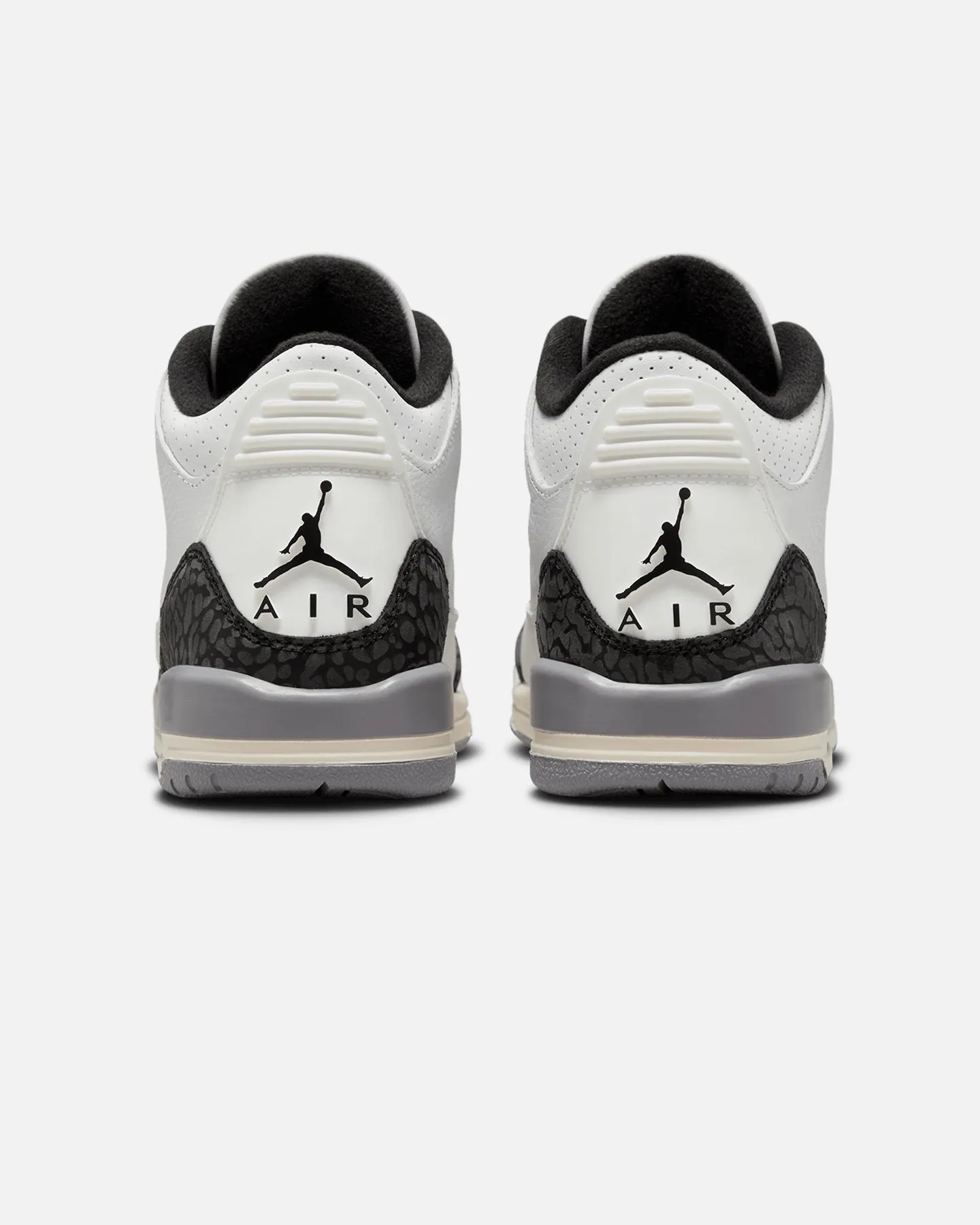 Jordan Kids' Air Jordan 3 Retro (GS) "Cement Grey" Summit White/Fire Red Cement