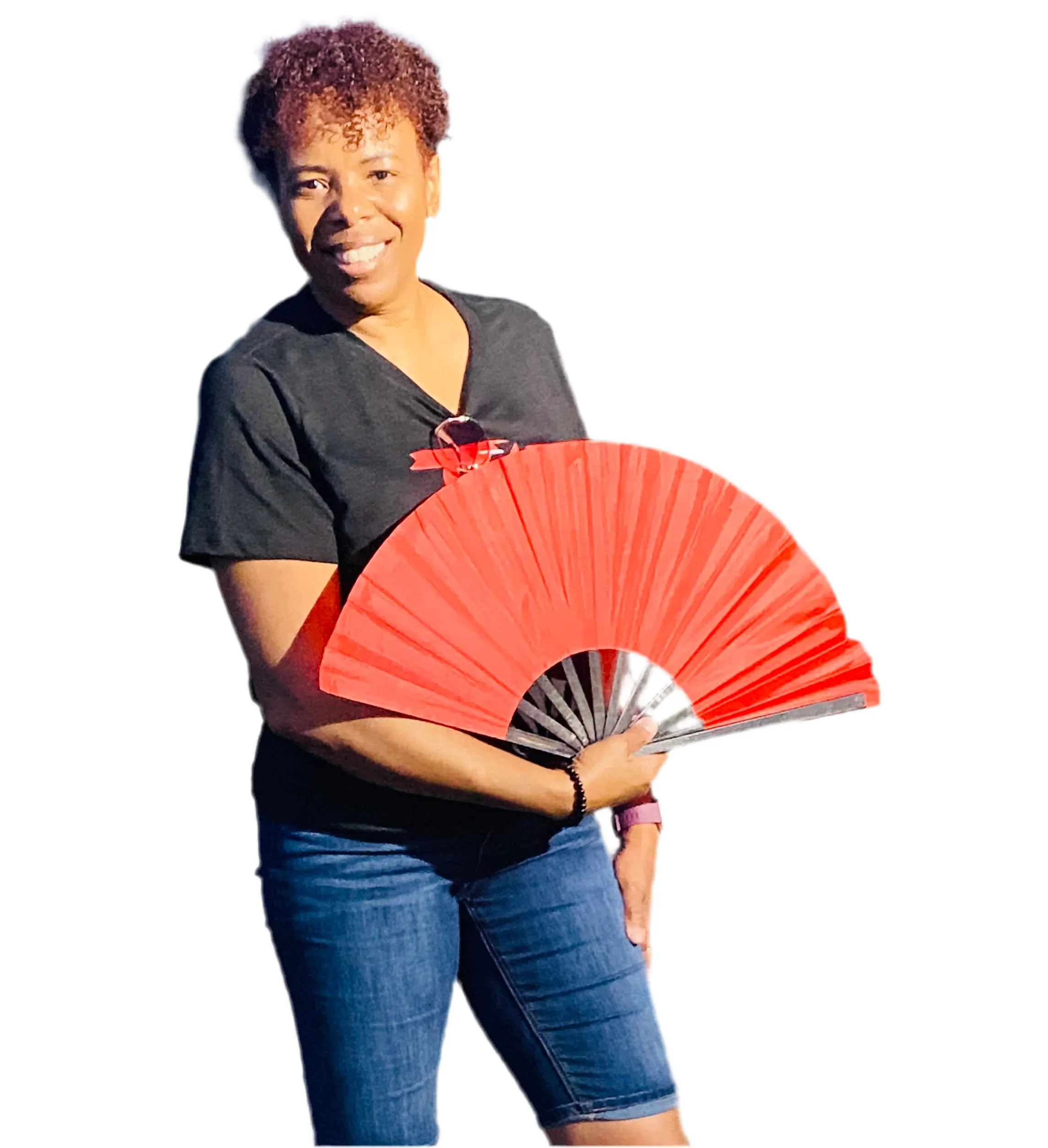 Large Line Dancing Fan