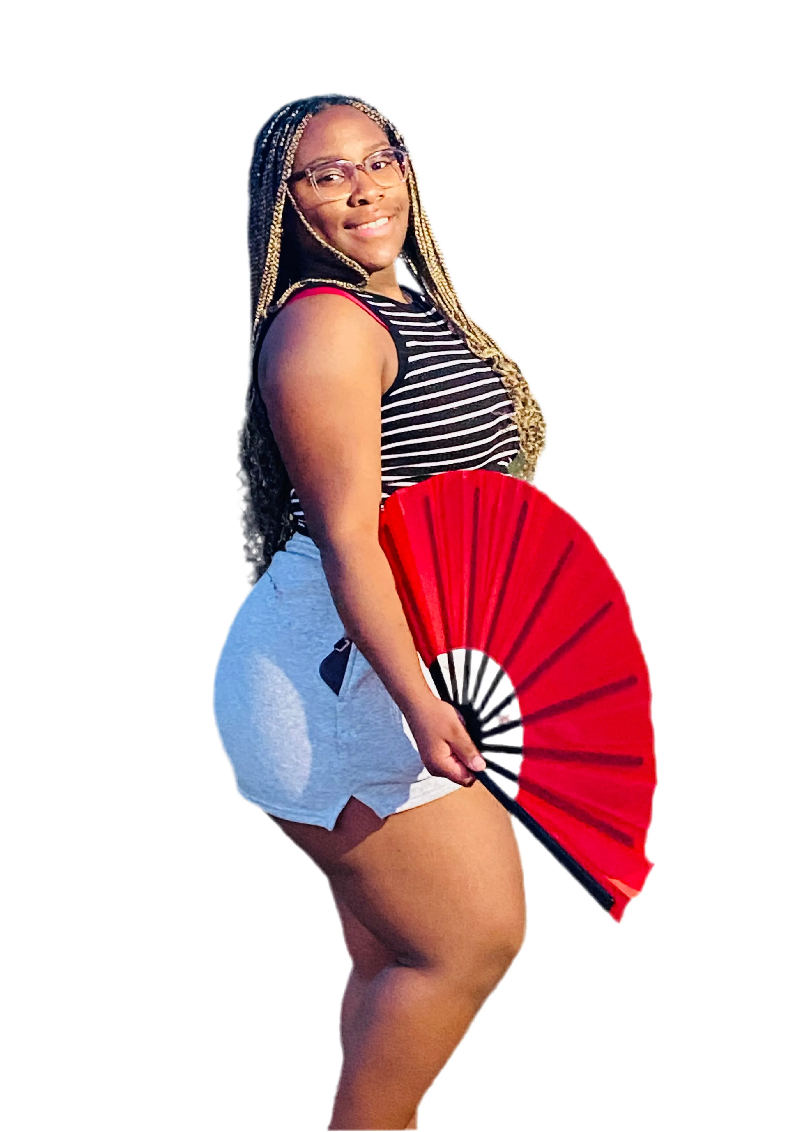 Large Line Dancing Fan