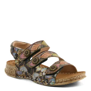 L'artiste Versa Sandals  - Black Multi