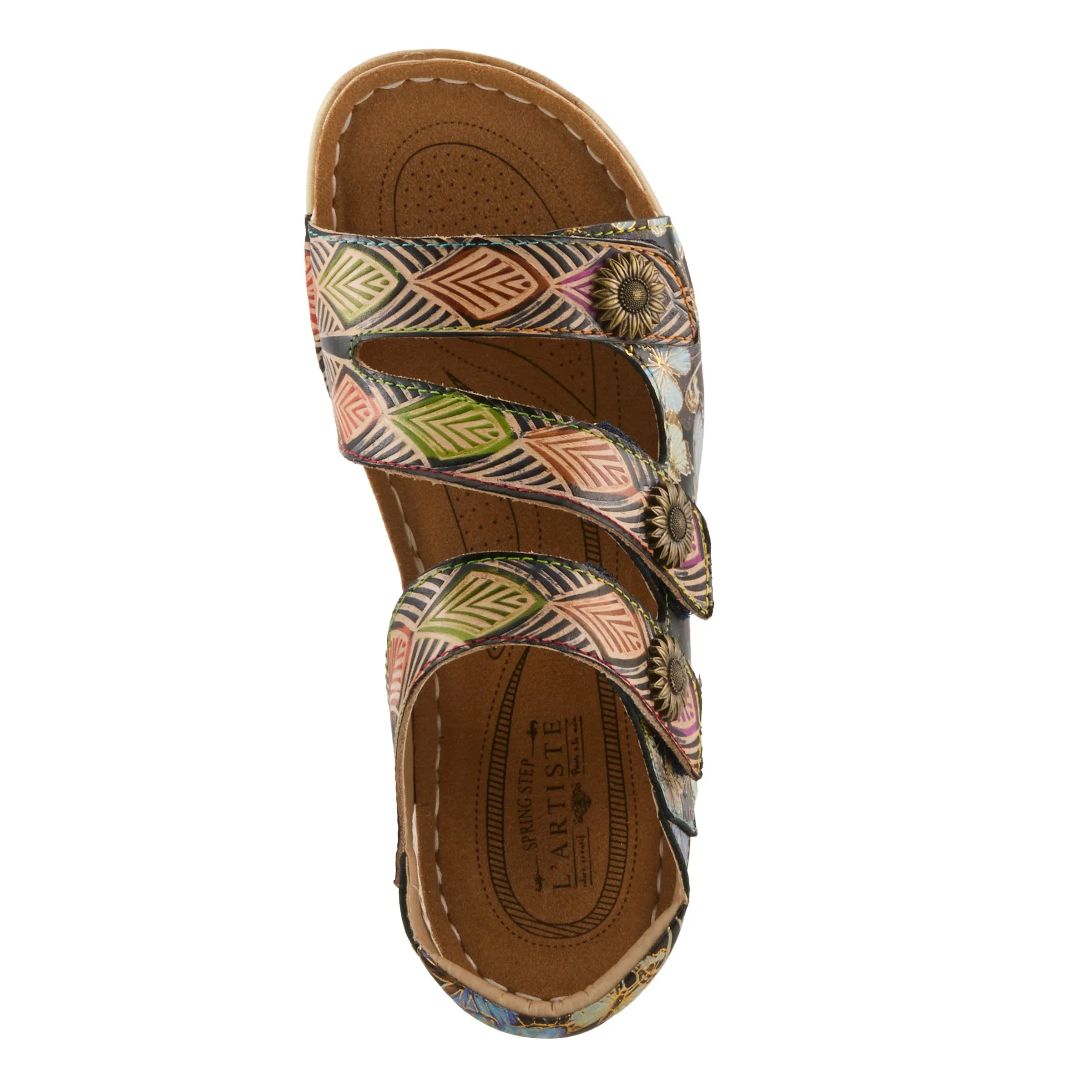 L'artiste Versa Sandals  - Black Multi
