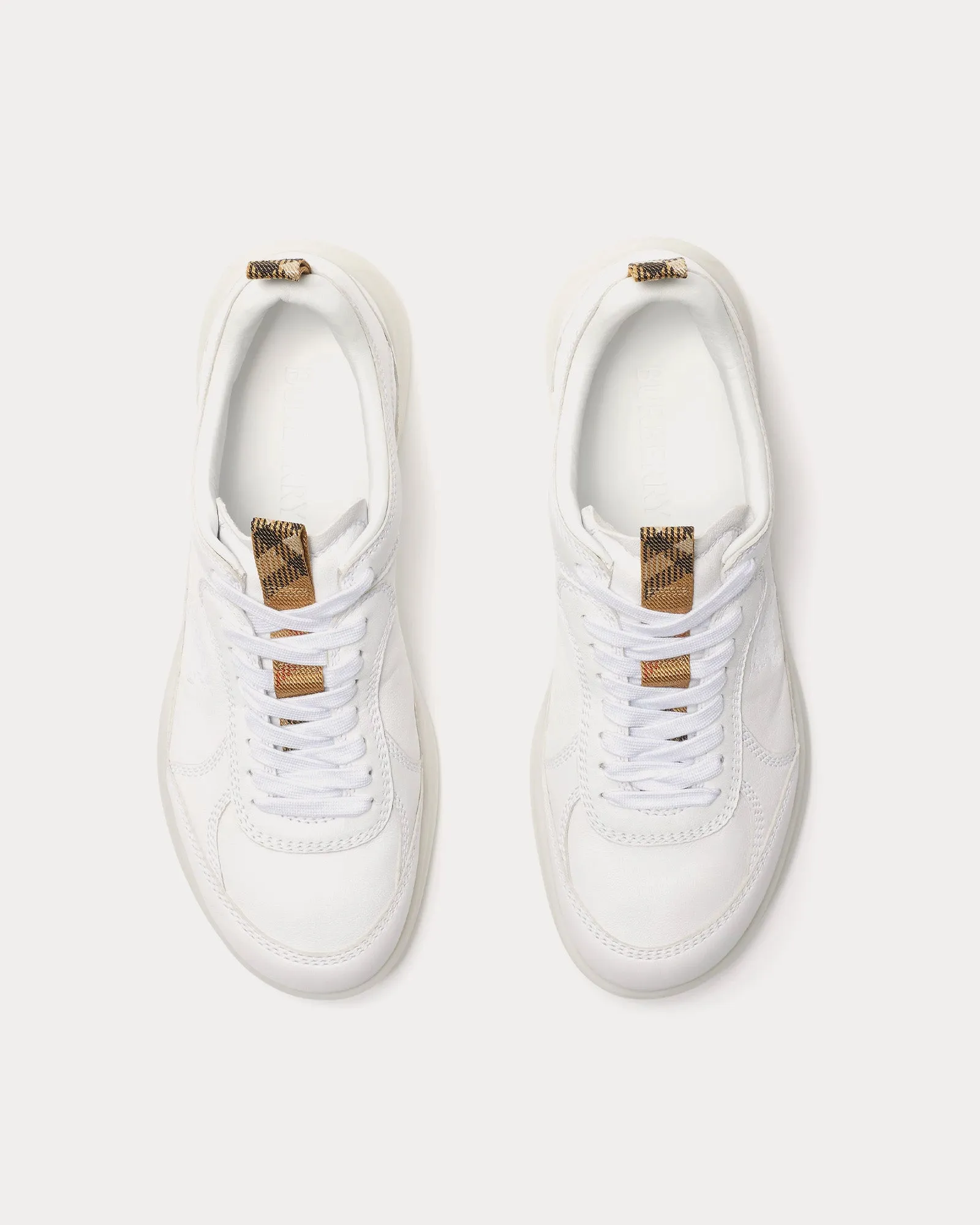 Matrix Leather Optic White Low Top Sneakers