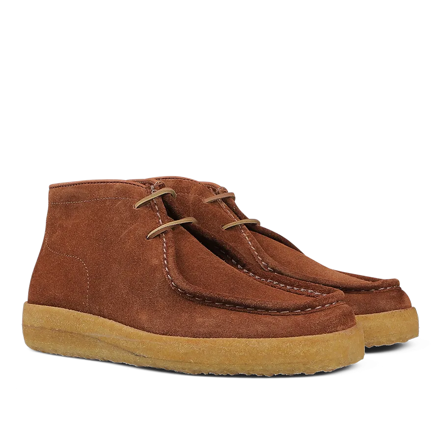 Mattone Brown Suede Rampiflex Boots