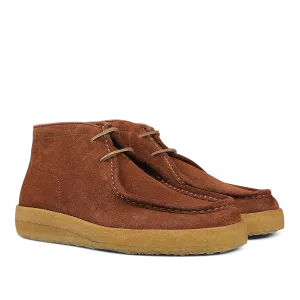 Mattone Brown Suede Rampiflex Boots