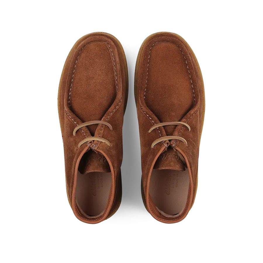 Mattone Brown Suede Rampiflex Boots