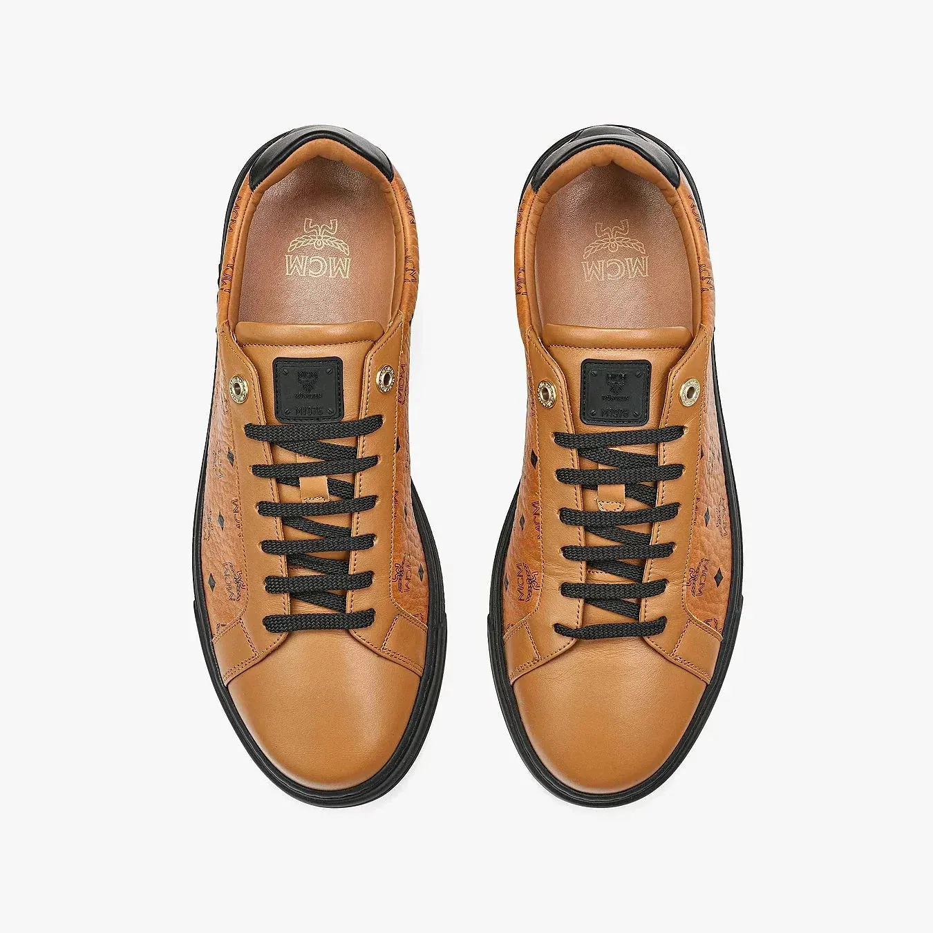 MCM Mens Color Block Terrain Lo Sneakers in Visetos