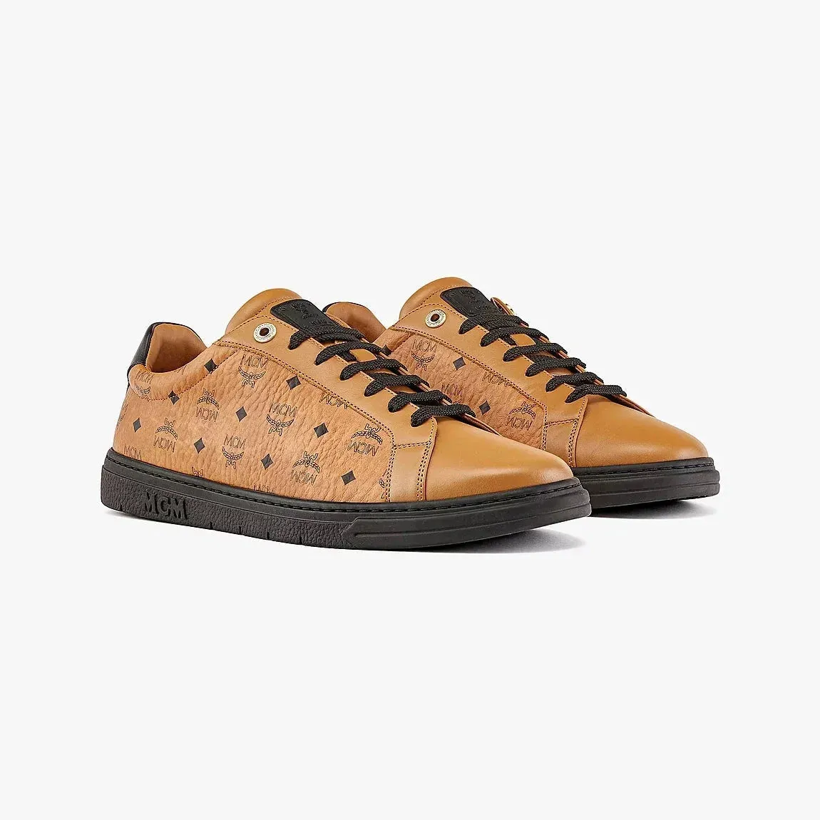 MCM Mens Color Block Terrain Lo Sneakers in Visetos