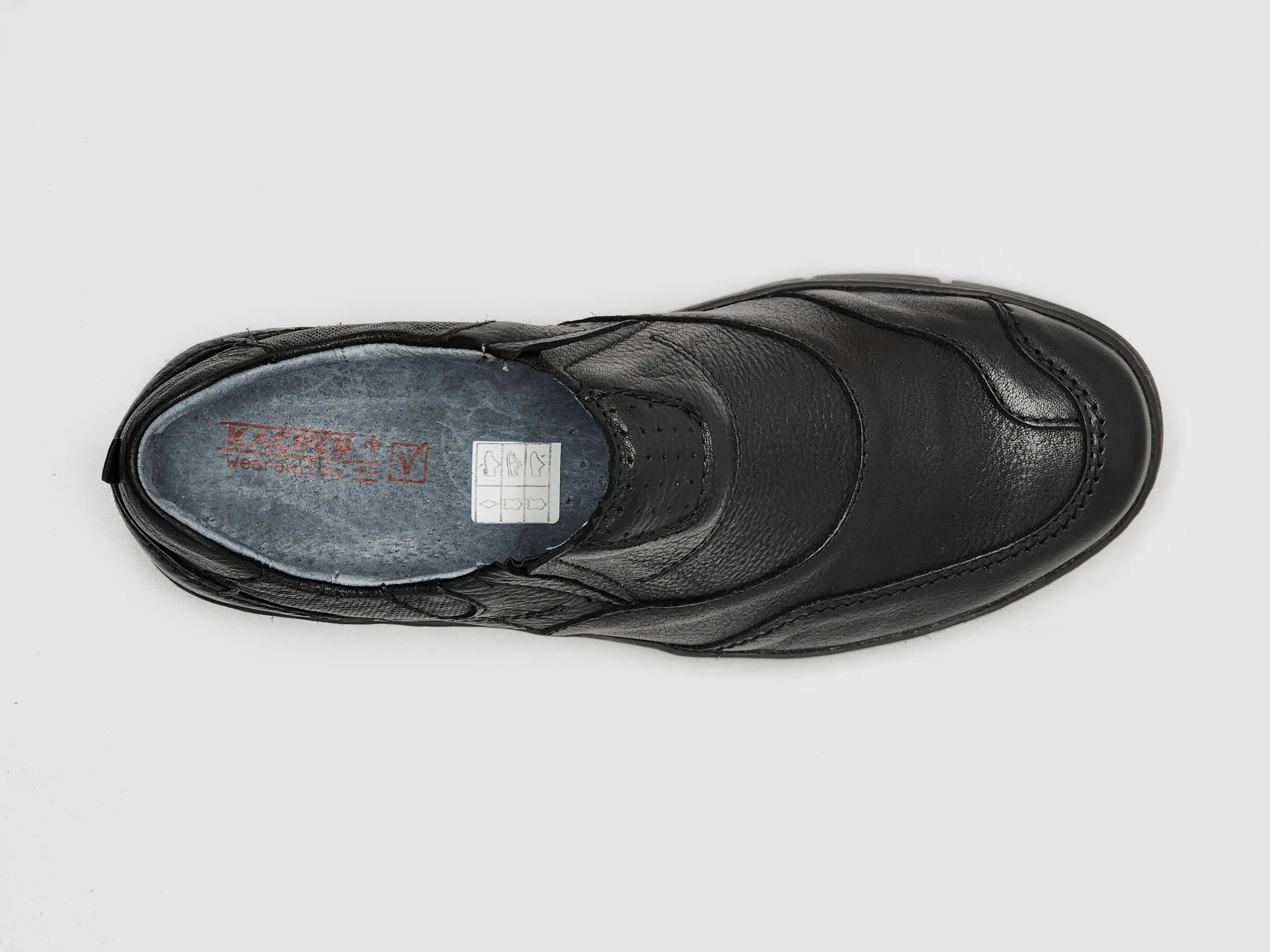 Men's Everyday Slip-On Leather Shoes - Black