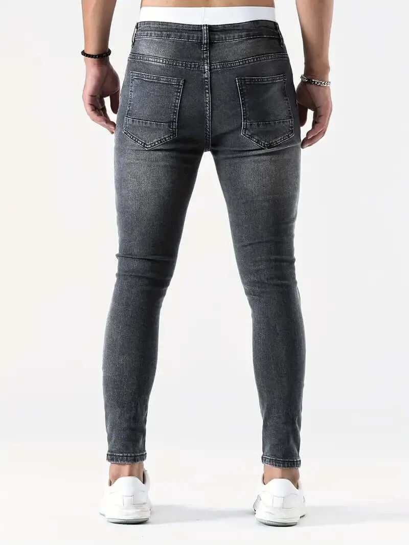 Men's Ripped Skinny Jeans: Casual Comfort & Style