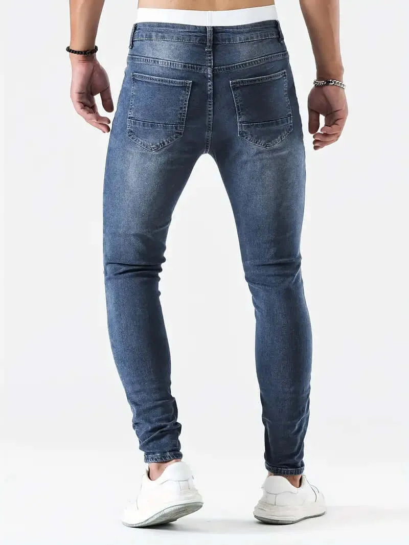 Men's Ripped Skinny Jeans: Casual Comfort & Style