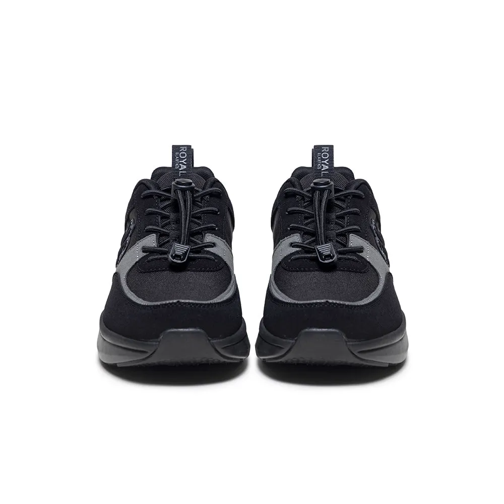 Men's Riviera Black Gray Casual Sneakers 07843-998