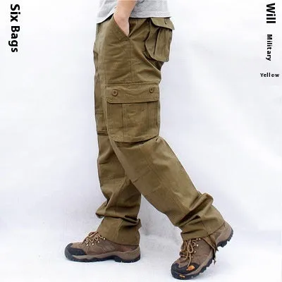 Multi-Pocket Work Pants