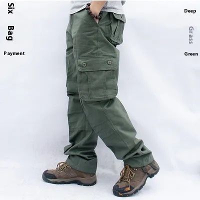Multi-Pocket Work Pants