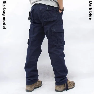Multi-Pocket Work Pants