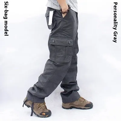 Multi-Pocket Work Pants