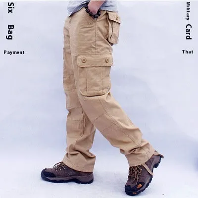 Multi-Pocket Work Pants