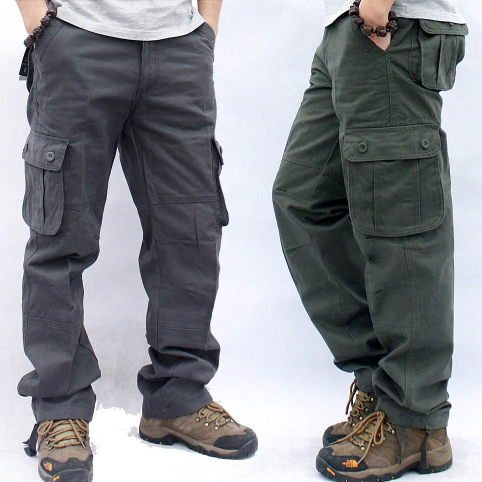 Multi-Pocket Work Pants