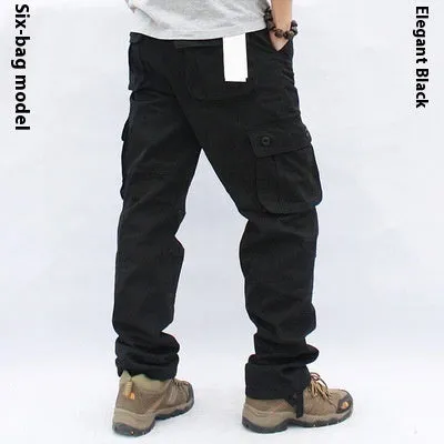 Multi-Pocket Work Pants