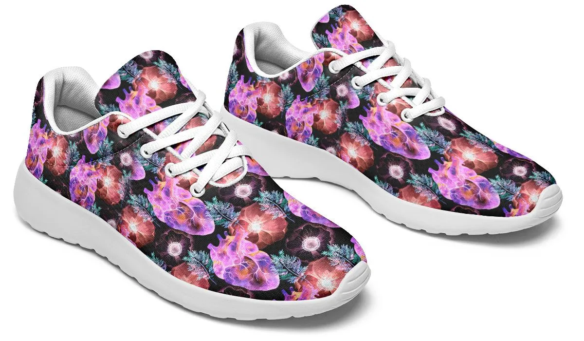 Neon Heart Sneakers
