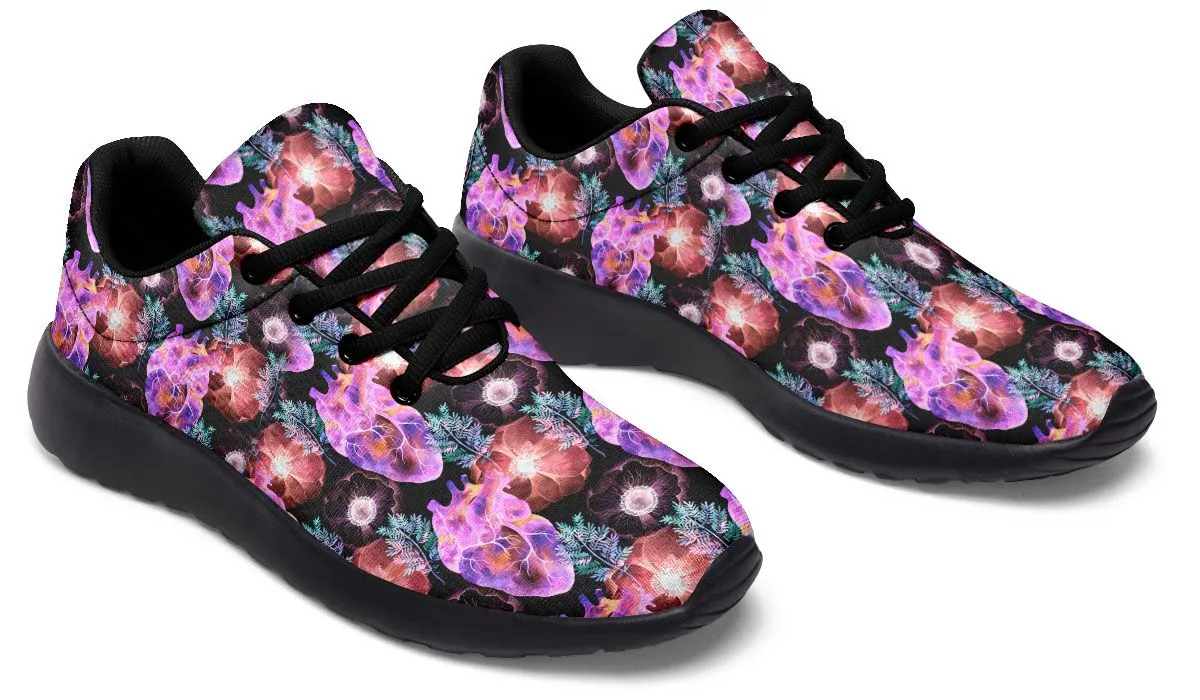 Neon Heart Sneakers