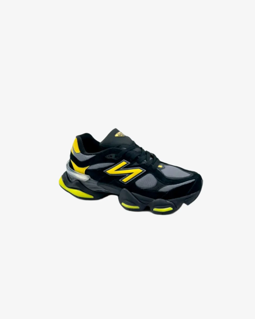 New Balance 9060 Suede 'Yellow Black' Sneakers