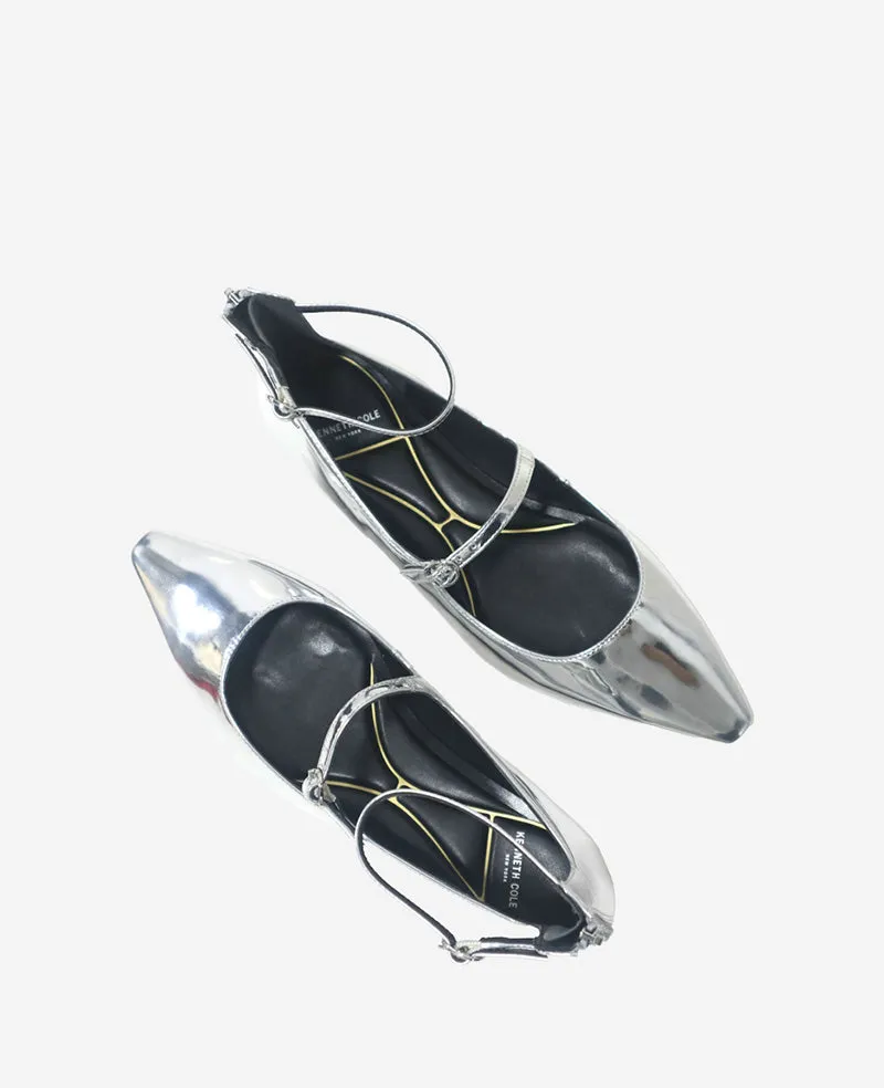 Nolita Metallic Ankle Strap Mary Jane Flat