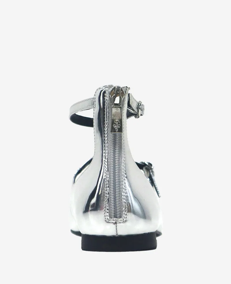 Nolita Metallic Ankle Strap Mary Jane Flat