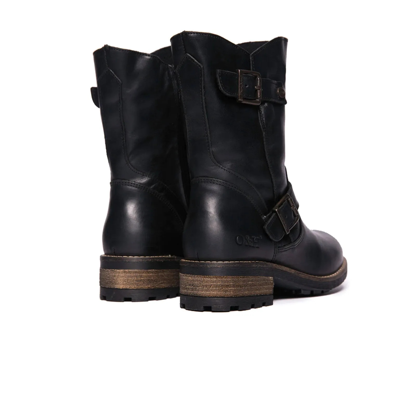 Oak & Hyde Crest Demi Cesar Mid Boot (Women) - Black