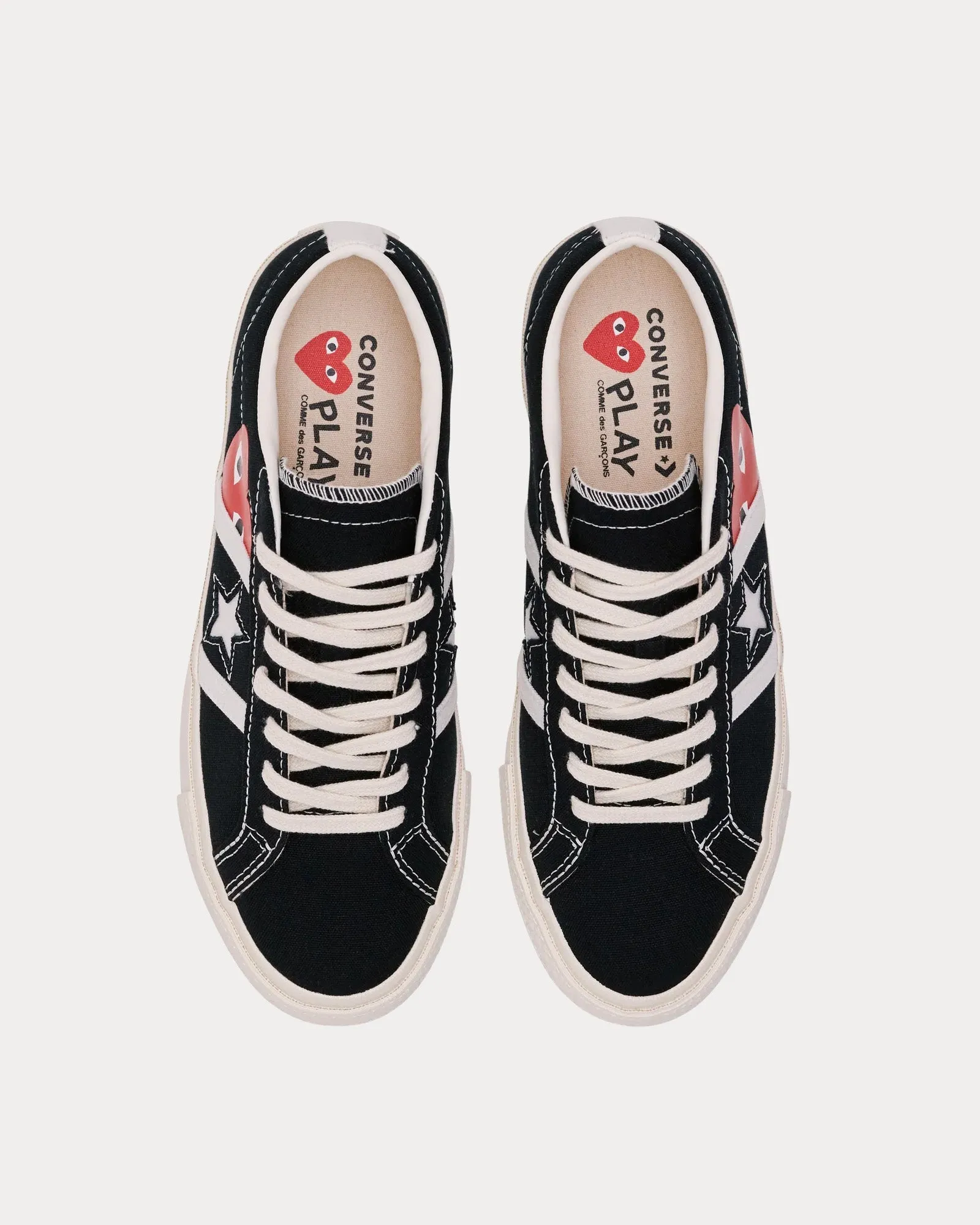One Star Academy Pro Black / Red Low Top Sneakers