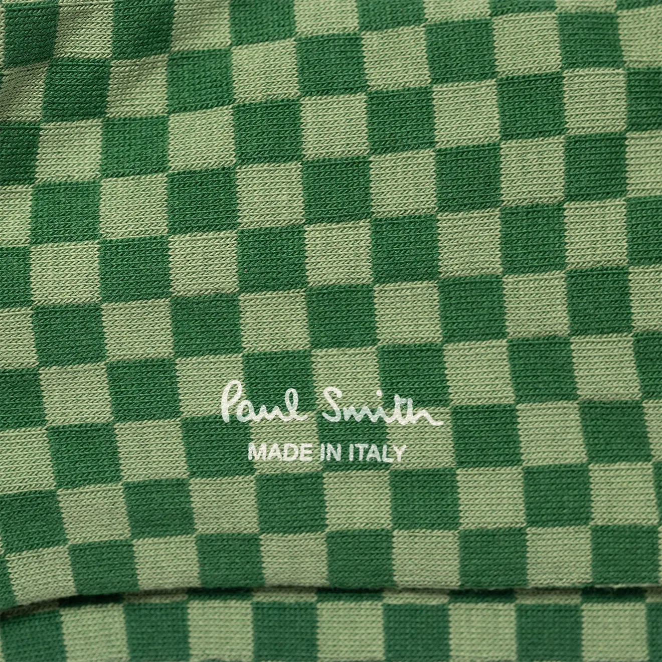Paul Smith Sock Hudson Check Bottle Green